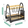 Multifunctional Chopsticks Draining Rack and Dish Organizer for Kitchen Countertops Home Use-Cross-Border Storage for Bowls