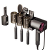 Gunmetal Gray Toothbrush Mouthwash Cup Hair Dryer Combo Organizer Wall Mounted No Punch Out