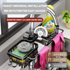 Kitchen Faucet Shelf Sink Supplies Household Drainage Basket Multifunctional Rag Organizer
