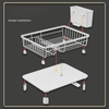 Cross-Border Multifunctional Kitchen Small Volume Dish Draining Rack Bowl Storage Box