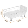 Cross-Border Multifunctional Kitchen Small Volume Dish Draining Rack Bowl Storage Box