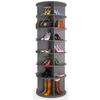 7 Tier Rotating Shoe Rack Hot Selling Free Standing 360° Revolving Shoe Organizer Customized Logo Glossy