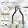 Bathroom Hanging Shower Organizer Large Hanging Shower Caddy with Hooks for Razor and Sponge Rustproof