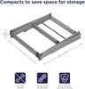 Essential Oversized Metal Expandable Clothes Drying Rack Air Dry for Multiple Garments for Kitchen Bathroom Use Also Bag Storage