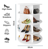 Multifunctional Display Rack Home Economy Shoe Cabinet Hot Selling Solid PVC Storage Holders & Racks Customized Logo Glossy