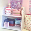 Cute Cartoon Desktop Bookcase High Density Waterproof White PVC Plastic Foam Board Organizer
