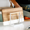 Multifunctional Cutting Board Stand Kitchen Countertop Organizer Pot Pan Lids Drain Tableware Design