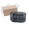 Multifunctional Metal Desk Organizer with Pen and Pencil Holder Functional Office Supply Organizer for School or Home Office