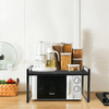 Kitchen Countertop Stackable Storage Rack Cupboard Shelf Organiser Stand Spice Rack Storage Holders & Racks Customized Logo
