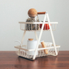 Bread Fruit Vegetable Storage Basket Stand Holder Detachable Metal Kitchen Storage Holders & Racks Multifunction Home Appliance