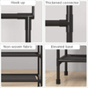 Coat Rack Freestanding Closet Organizer 3 Storage Shelves, Corner Storage Organizer