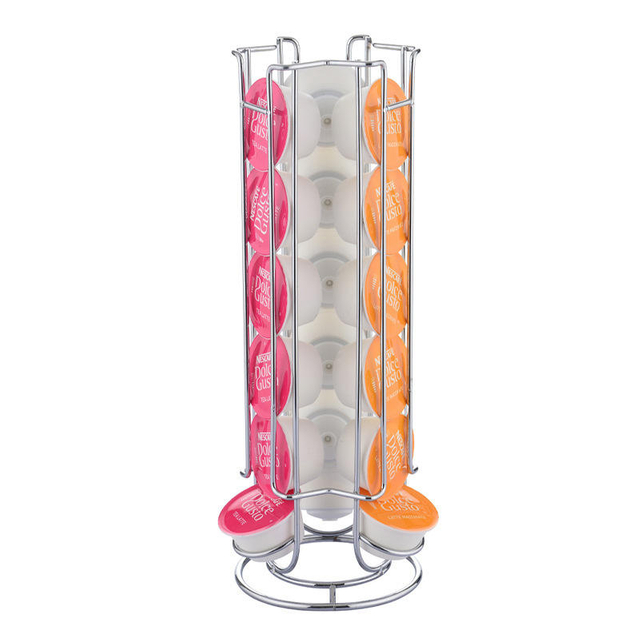 Coffee Capsule Holder Capsules Coffee Capsule Stands Rotating Coffee Pod Holder Rack