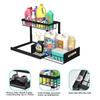 Under Sink Organizer Pull Out Cabinet Organizer 2 Tier Slide Out Sink Shelf Cabinet Storage Shelves