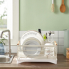 Kitchen Factory Direct Single-Tier Stainless Steel Dish Draining Storage Rack Holder