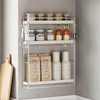 Kitchen Wall Mount Spice Rack 4 Tier Spice Rack Space Saving Corner Organizer