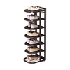 Home Stainless Steel Space Saving Shoe Rack Dormitory Stylish Open Shoe Cabinet