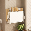 Universal Kitchen Storage Rack with Knife Block Holder Utensils Organizer Including Cutting Board Pot Pan Lid Holder
