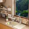 Kitchen Wall-mounted Shelf Multifunctional Household Spice Drawer Organizer