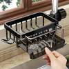Kitchen Faucet Shelf Sink Supplies Household Drainage Basket Multifunctional Rag Organizer