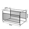 Metal Desktop Document Shelf Standing Type Letter Tray Paper Organizer File Organizer Easy Installation Desk Top Organizing Tool