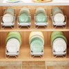 Single-Tier Wrought Iron Kitchen Dish Drainer Cabinet Built-In Small Dish Organizer Home Countertop Cupboard Stand Type Window