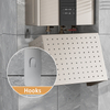 Champagne Gold Kitchen Gas Water Heater Cover Hole Plate Wall Organizer Shelf