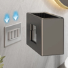 Space Aluminum Wall Mounted Storage Box Bathroom Toiletries Comprehensive Storage Organizer