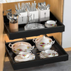 Expandable Pull Out Drawers for Cabinets in Kitchen Cabinet Organizer for Kitchen Base Cabinet