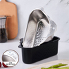 304 Stainless Steel Kitchen Sink Strainer Corner Drainage Filter Basket Hanging Dishwashing Basket