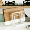 Multifunctional Cutting Board Stand Kitchen Countertop Organizer Pot Pan Lids Drain Tableware Design