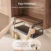 Adjustable Width Metal Cabinet Storage Racks Heavy Duty Slide Organizer Hanging Shelf Spice Organizer Spice Storage Basket