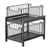 2 Tier Basket Drawer Organizer, Pull Out Under Sink Cabinets , Metal Home Organizer Shelf for Bathroom or Kitchen