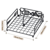 Single-Tier Metal Designer Paper Napkin Holder Standing Type for Sundries Organization