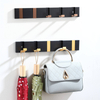 Elegant Metal Wall Hooks Waterproof Coat and Towel Hooks With Foldable Design for Kitchen & Bathroom Clothing & Tools Storage