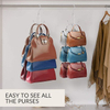 Purse Hanger Organizer for Closet, Hanging Bag Holder, Keeping Purses Visible and in Good Condition