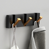 Single Tier Versatile Foldable Metal Hooks Waterproof Wall Coat and Towel Hooks for Kitchen Bathroom Use for Clothing Tools