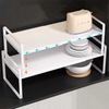 Hot Sale Expandable Countertop Shelves Stackable Storage Shelf Kitchen Spice Organizer Rack