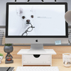 Desktop Computer Monitor Booster Stand Desktop Storage Drawer for Home or Office