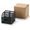 Multifunctional Mesh Desk Organizer with Drawer Functional Office Desktop Organizers and Stationery Caddy for Supplies