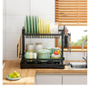 Cross-Border Kitchen Sink Countertop Dish Draining Rack Basket Cupboard Knife and Fork Cutlery Organizer