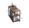 Office Tea Set Organizer Simple Sofa Sideboard Living Room Mini Tea Table