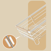 Space-Saving Carbon Steel Dish Drying Rack for Kitchen Countertops Cutlery Holder & Storage for Dishes