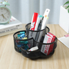 Rotating Pencil Holder,360-degree Spinning Desk Organizers with 7 Compartments,Mesh Desk Caddy,Pencil Caddy