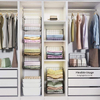 4 Tier Foldable Closet Organizer, Clothes Shelves with 5 S Hooks, Wall Mount&Cabinet Wire Storage Basket