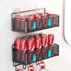 Iron Wall-Mounted Large Storage Rack Without Holes Bathroom Shower Caddy Basket Storage Organizer