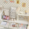 Computer Booster Stand Monitor Support Stand PVC Storage Holders & Racks Customized Logo Multifunction White Plastic Storage