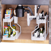 Double-Tier Plastic PP Standing Type Under-Sink Organizer for Kitchen and Bathroom Multi-Purpose Sundries Holder