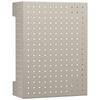 Champagne Gold Kitchen Gas Water Heater Cover Hole Plate Wall Organizer Shelf