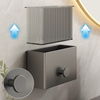 Space Aluminum Wall Mounted Storage Box Bathroom Toiletries Comprehensive Storage Organizer