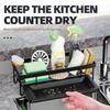Kitchen Draining Dishwashing Detergent Sponge Rag Storage Rack